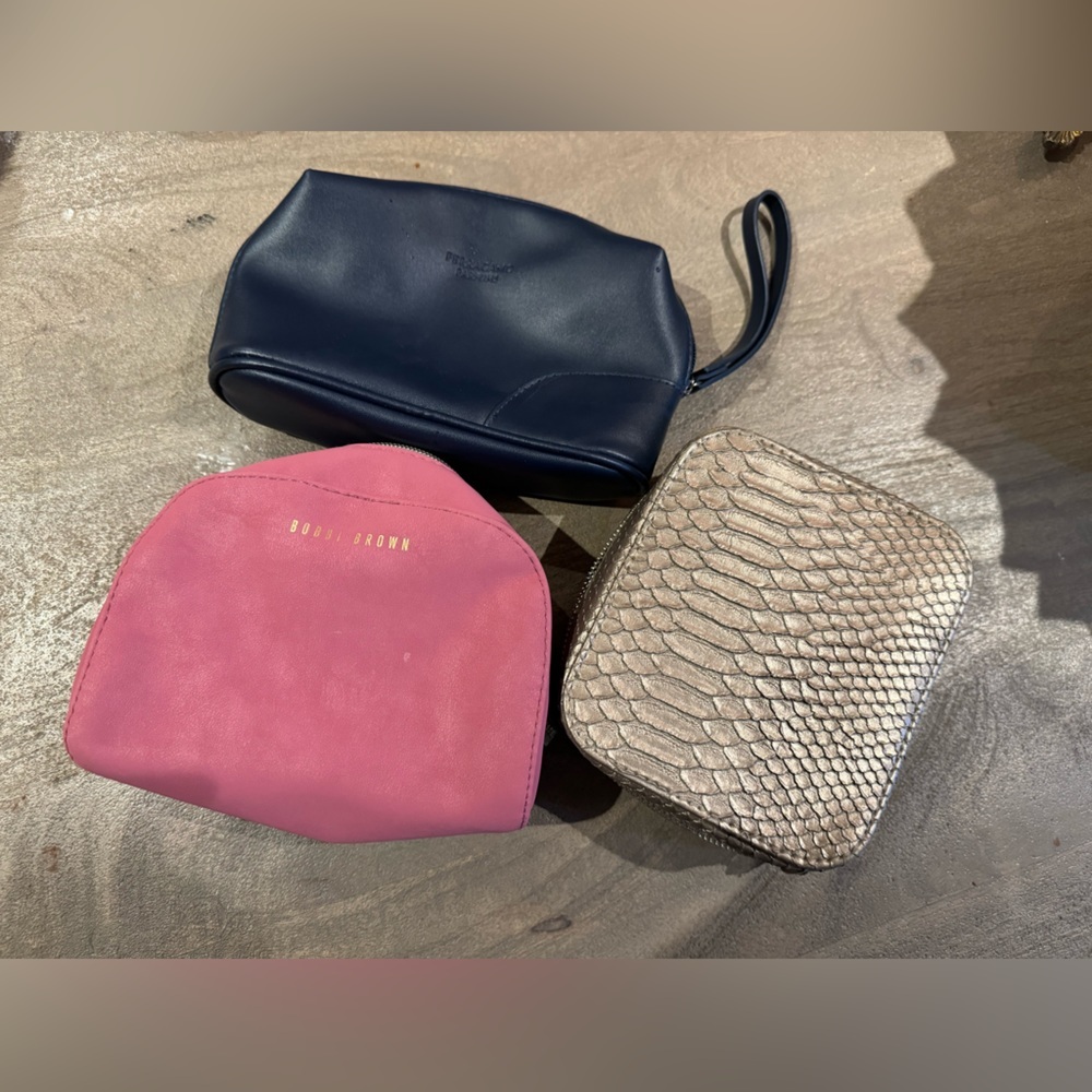 Bobbi Brown, Trish Mcevoy, Salvatore Ferragamo Perfumes Cosmetics Cases
